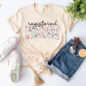 Registered Nurse Shirt for Women, RN TShirt for Registered Nurse, Nursing T-Shirt for Nurse, Gift for Registered Nurse, RN Graduation Gift