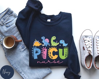PICU Nurse Sweatshirt, PICU Pediatric Nurse Shirt, PICU Nurse Gift, Nurse Appreciation Gift, Pediatric Intensive Care Unit, Picu Crewneck
