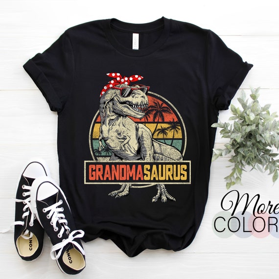 Grandmasaurus T Rex Dinosaur Grandma Saurus Family Matching Png