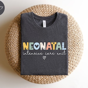 Nicu Nurse Shirt, Neonatal Intensive Care Unit Heart T-Shirt, Nicu Nurse Gift, Neonatal Nurse Gift, Neonatal Icu Nurse, Tiny Human Nurse