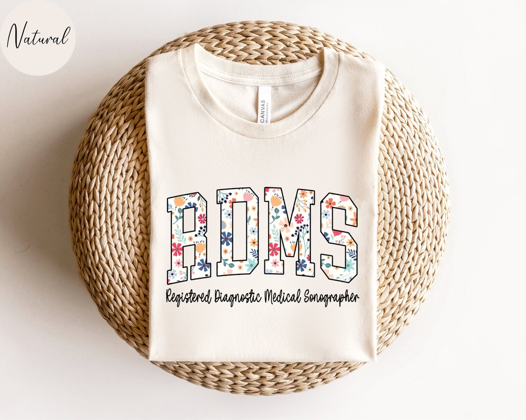 Floral RDMS Shirt, Flower RDMS T-shirt, RDMS Gift, Registered ...