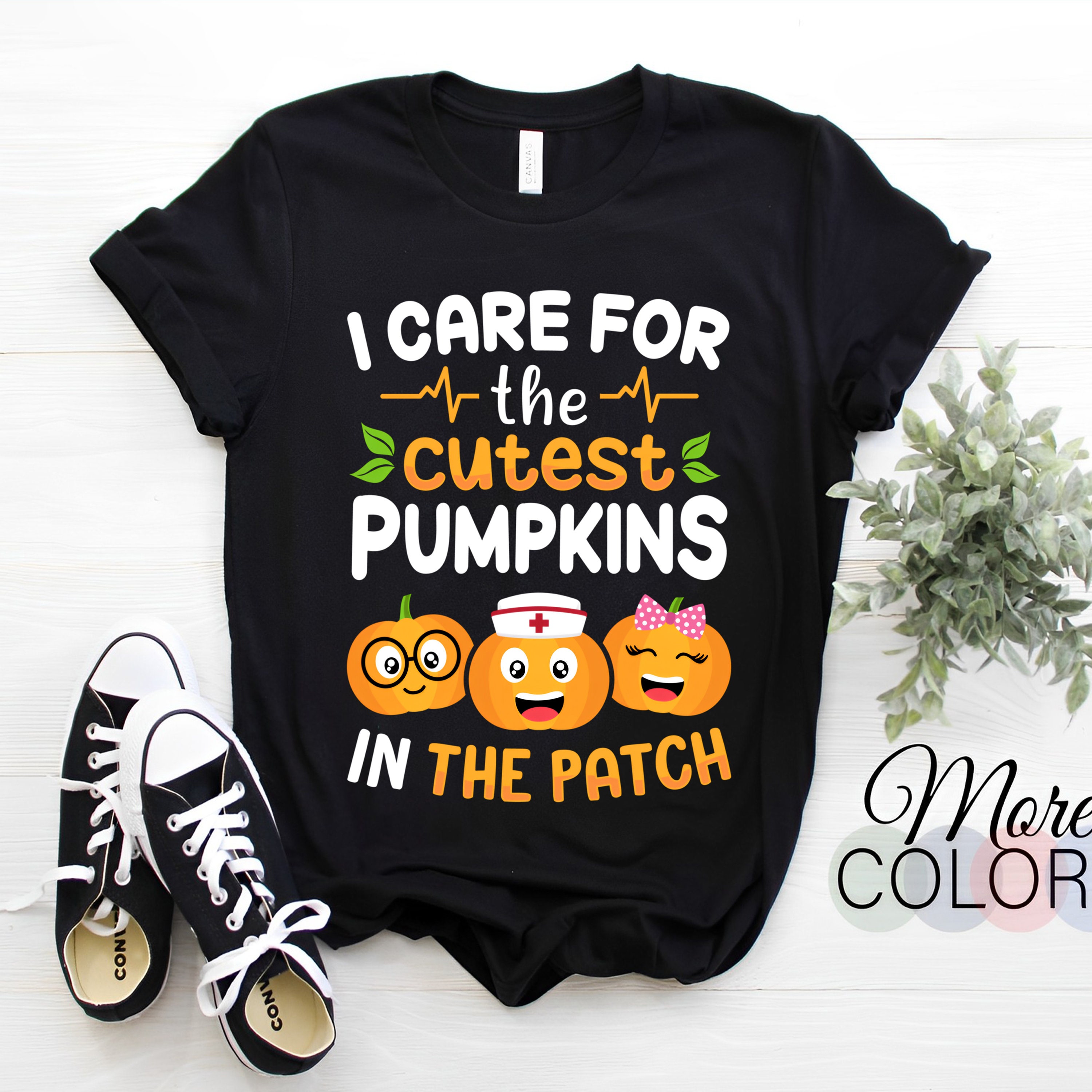 Halloween Nurse I Care for the Cutest Pumpkins in the Patch Png, Funny ...