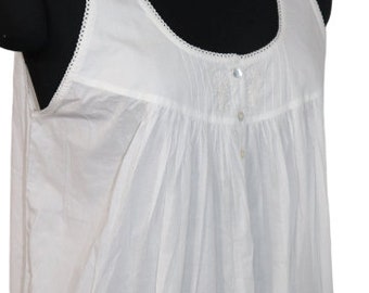 cotton tank top nightgowns