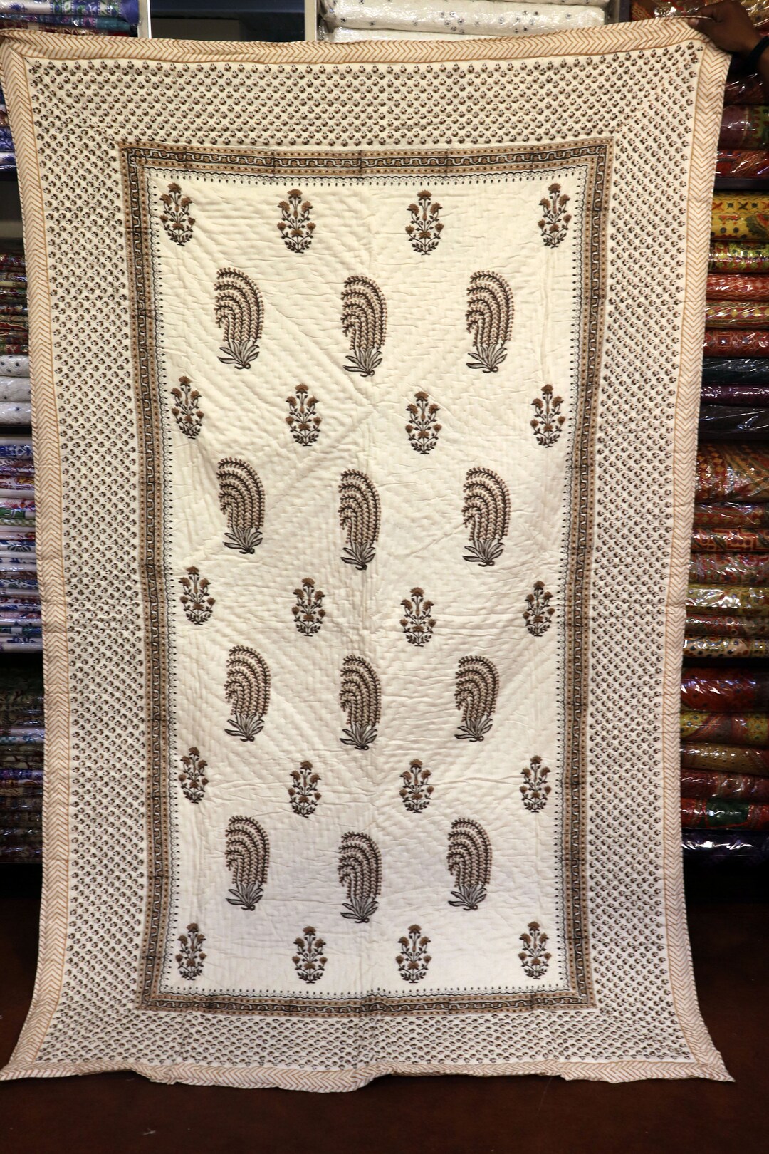 Modern Handmade Quilt Throwreversible Quiltbedspreadblanket Etsy