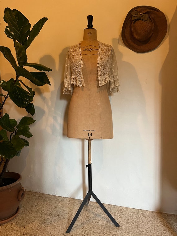 Ladies cream bolero clearance jacket