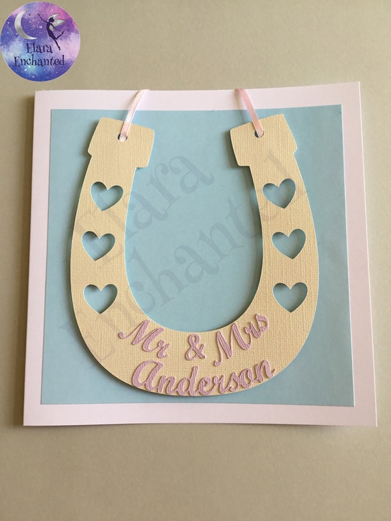 personalised horse shoes