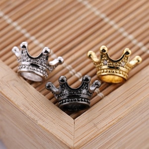 Crown Charm Spacer Bead  12*8MM