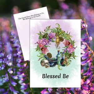 Editable Spring Altar Wreath Card Template | Printable Greeting Card | Edit with Templett | Instant Download