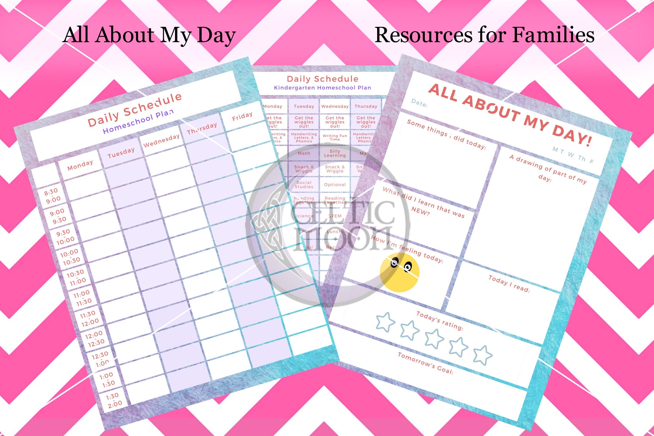 PRINTABLE About My Day School Worksheets for Kids | Etsy