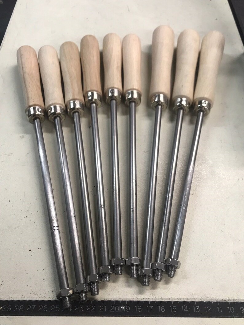 Uk WOOD HANDLES ONLY Custom Branding Iron Handles Etsy