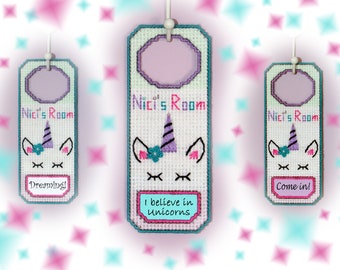 Unicorn Plastic Canvas Etsy