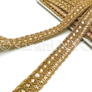 GOLD  RHINESTONE  trim