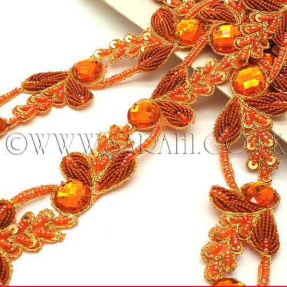 Bordé de strass ORANGE, coupe, costume, bordure bordure bordure de sequin, pierres, perles, mode, artisanat, couture, embellissement, décoration e8876b Bordé de strass ORANGE, coupe, costume, bordure bordure bordure de sequin, pierres, perles, mode, artisanat, couture, embellissement, décoration e8876b