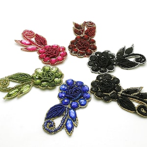 STRASS Blumen MOTIV Applikation