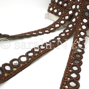 BROWN MIRROR Perlenzier