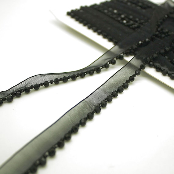 black beaded trim for dresses With Beads Beaded Edging Sculpt Knit Section Dress Web Collection: Last Chance Marketing bras decor Size:Boy 5-6 Years