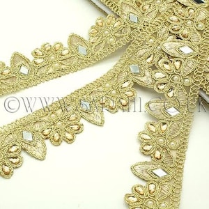 GOLD RHINESTONE trim gold  MIRROR trim gold trim