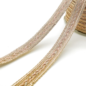 BRONZE METALLIC PLAIT Borte