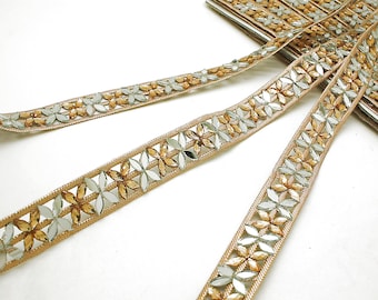 GOUDEN RHINESTONE SPIEGELversiering