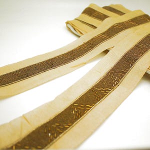 BRONZE Perlen trimmen mit Perlen Perlenband Stoff EMBELLISHMENT