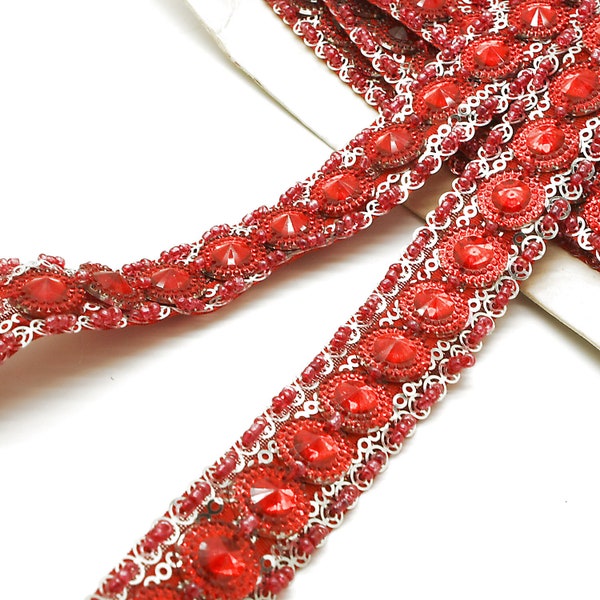 Rhinestone Trim Etsy