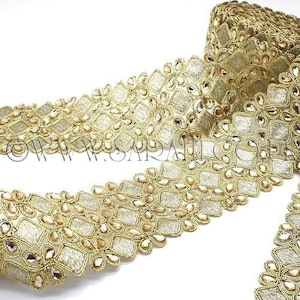 GOLD RHINESTONE  trim