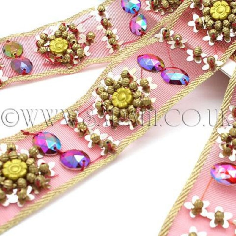 MAROON RHINESTONE SEQUIN trim sewing beaded Etsy