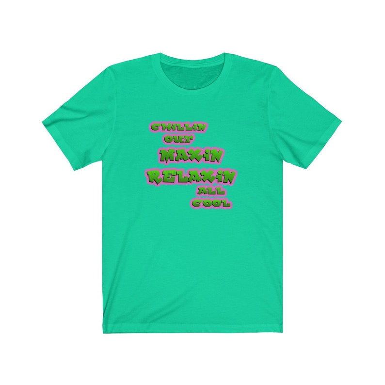 Fresh Prince of Bel Air Lyrics T Shirt Chillin Out Maxin ...