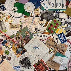 Choose Your Theme Collage Pack Ephemera Mystery Mix: Junk Journaling, Scrapbooking, Mixed Media Art