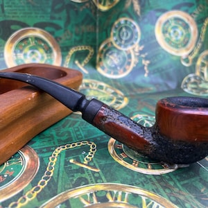 Jobey Asti 970 Briar Tobacco Pipe Rusticated Estate Pipe
