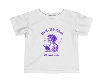 Mothers Day Toddler T-Shirt - 'Shh, My Momma Reads' - Bookish Tee for Kids, Perfect Gift for Reading Moms"