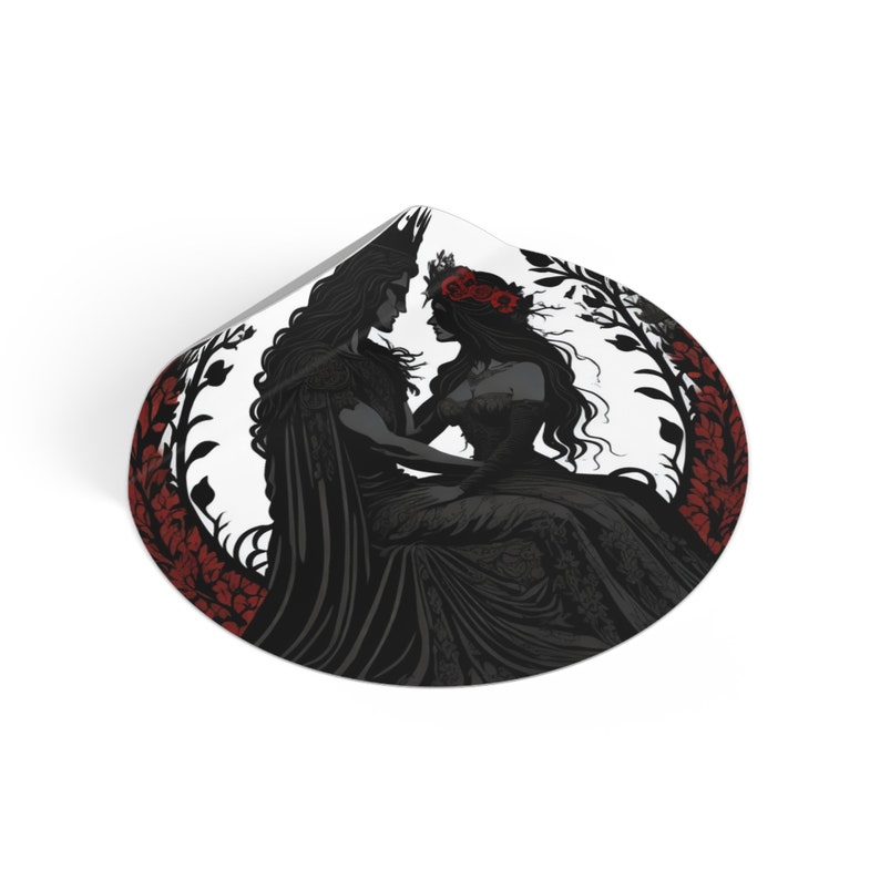 Enemies to Lovers Sticker - Hades and Persephone, Dark Romance Series Inspired Decal, Mythological Goddess Decor, Unique Reader Gift image 6
