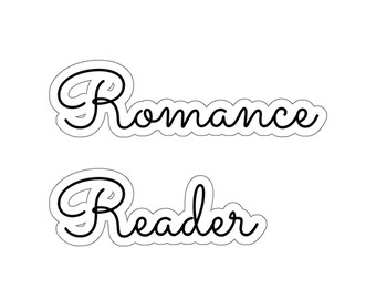 Romance Era Bookish Stickers - 'In My Era' & 'Smut Slut' Vinyl Decals for Fantasy Series Fans - Perfect for E-reader, Planner Accessories