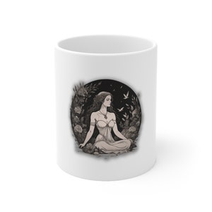 Persephone Kunst | Kostüm | Göttin | mythologische Figuren | Überlieferung | hattees | Granatapfel | Hauch von Dunkelheit | Aufkleber | booktok merch art