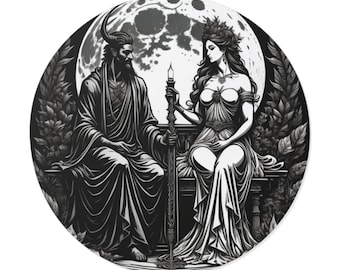 Enemies to Lovers Sticker - Hades and Persephone, Dark Romance Series Inspired Decal, Mythological Goddess Decor, Unique Reader Gift