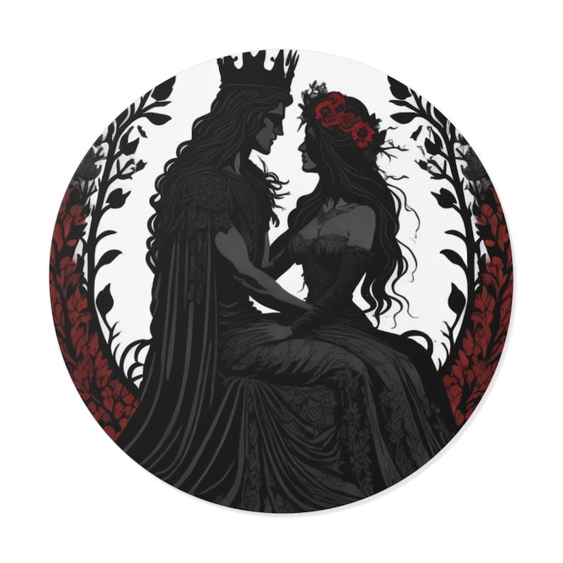Enemies to Lovers Sticker - Hades and Persephone, Dark Romance Series Inspired Decal, Mythological Goddess Decor, Unique Reader Gift image 2