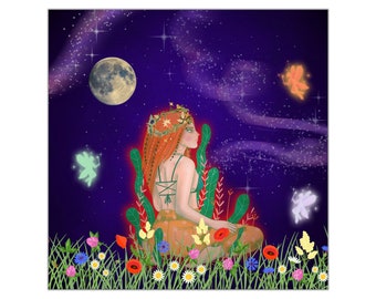 Bookish AF Sticker - Fantasy Romance & Astrology Enthusiast, Perfect for Smut Readers and Cozy Nooks, Goddess Gift