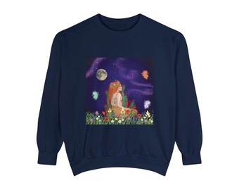 Fairy Smut Bookish Sweatshirt - Cozy Fantasy Fae Design for Spring Equinox, Cute Faerie Core Apparel, Perfect Gift for Readers