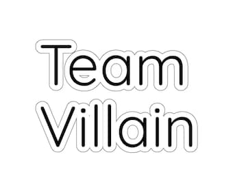 Bookish Stickers Set - Gothic Smut & Team Villain Designs for Kindle, Water Bottles, Planners Perfect Gift for Paranormal Romance Fans