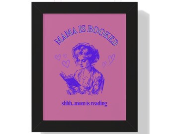 Read More, Framed Bookish Poster, Book Lover, book nook, Wall Decor for Bookstagram, Unique Gift for Booktok Moms