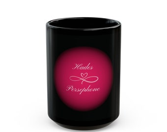 Bookish Mug - Hades & Persephone Coffee Cup, Cozy Book Nook Romance, Greek Mythology Goddess Gift for Readers