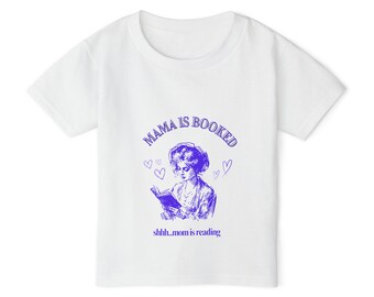 Bookish Mom Toddler Shirt - 'Hot Moms Read' Design - Raising Readers Top, Ideal Mother's Day Present
