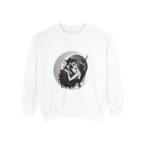 Helles Helles und Persephone kuscheliges Sweatshirt, Unisex Fleece für Buchliebhaber, perfektes Geschenk für Frauen, die Romantik lieben, feinde Verliebte, Bücherecke