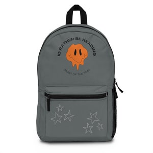 Bookish Backpack - Durable & Lightweight Polyester Bag for Carrying Books and Accessories, Perfect Reader's Gift image 1