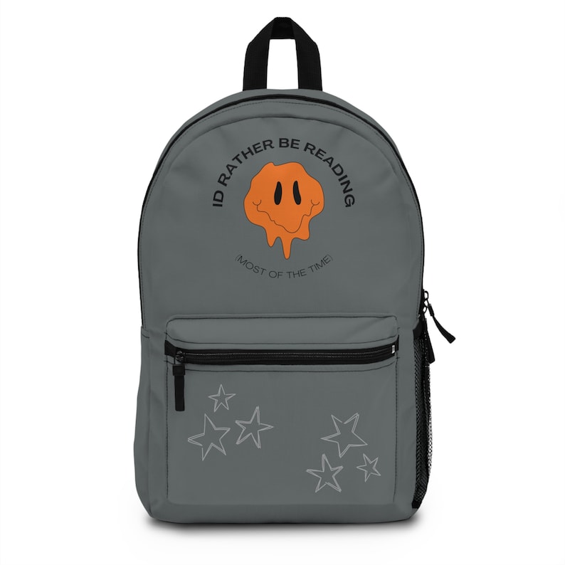 Bookish Backpack - Durable & Lightweight Polyester Bag for Carrying Books and Accessories, Perfect Reader's Gift image 1