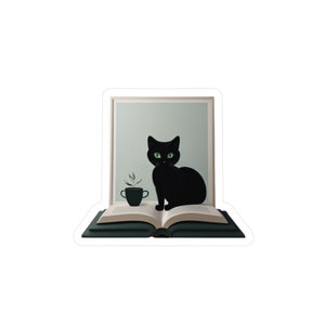 Bücher und Katzen Sticker - I love my cat - Bücherliebe - booktok merch