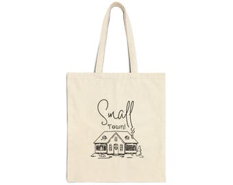 Small Town Trope, Bookish Nook Carryall, Perfect Gift for Readers and Librarians,  Durable Everyday Carryall, Ideal Gift for Book Lovers