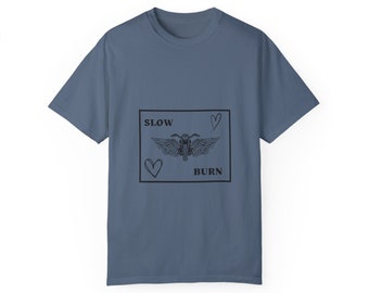 Slow Burn Era T-Shirt, Motorcycle Mafia Dark Romance Top, Perfect for Readers, Unique Gift for Women