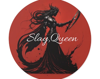 Slay Queen Aufkleber | Thron aus Glas | Handy und Handy | dunkle Romantik | Bücherwurm Geschenke merch | Kindle Aufkleber | booktok | Buchzeichen