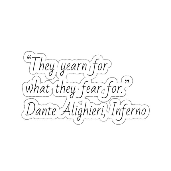 Dante Alighieri, Inferno Stickers | book lovers sticker | gift for reader | classic novels | fantasy era